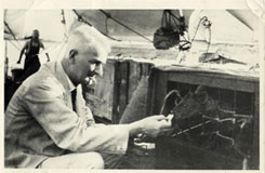 Clarence Elliott on the boat Clarence-Elliott-boat